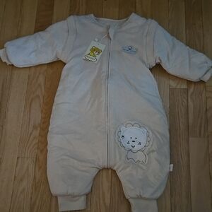 Cream Sleep Sacks with Soft Fabric and Animal Design